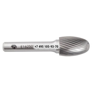 Борфреза твердосплавная E162508‑SC (спиральная насечка, 16х25х8х70, SDW Tools)