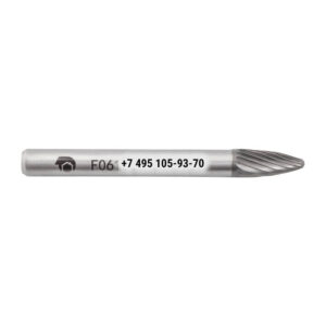 Борфреза твердосплавная F061606‑SC (спиральная насечка, 6х16х6х61, SDW Tools)