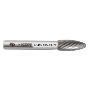 Борфреза твердосплавная H102508‑SC (спиральная насечка, 10х25х8х70, SDW Tools)