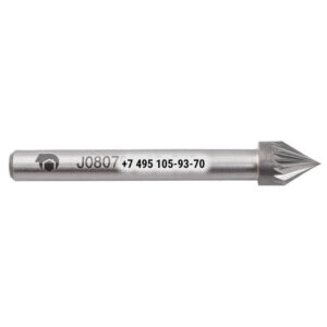 Борфреза твердосплавная J080706‑SC (спиральная насечка, 8х7х6х58, SDW Tools)
