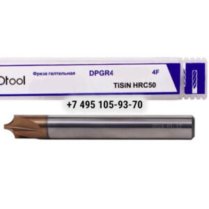 Фреза фасочная d10х75 z=4 TiSiN 50HRC R=4