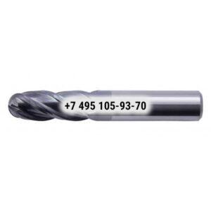 Фреза концевая радиусная 12х30х75 (ц/х, К40 (ВК10), Z=2, PANDA CNC)