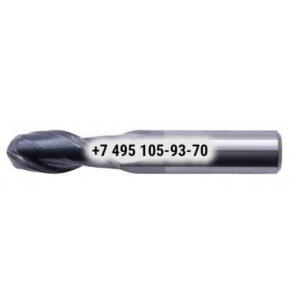 Фреза концевая радиусная 16х40х100 (ц/х, К40 (ВК10), Z=2, PANDA CNC)