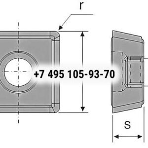 SPMG090408 TG TF618 пластина твердосплавная "DESKAR"