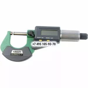 3109‑25A Микрометр цифровой МКЦ 0‑25 мм, 0.001 мм